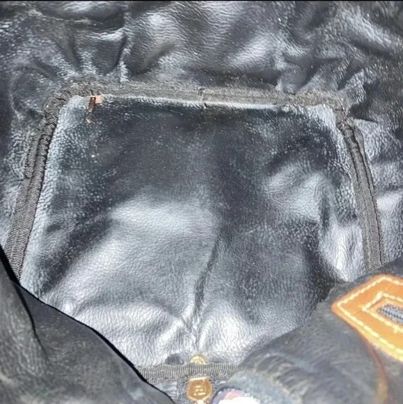 Vintage Fendi Brown Leather and PVC Boston Bag - Picture 9 of 16